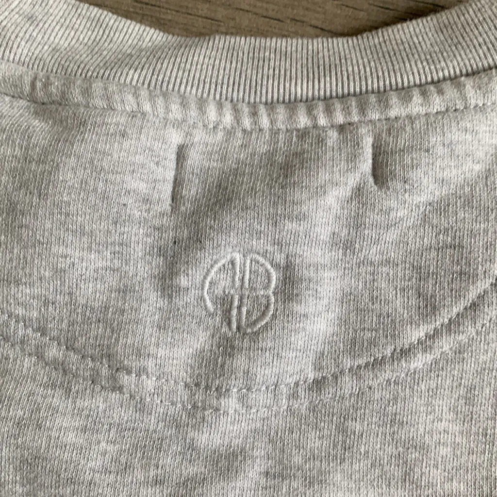 Anine Bing terry O’Neill gray sweatshirt - Image 8