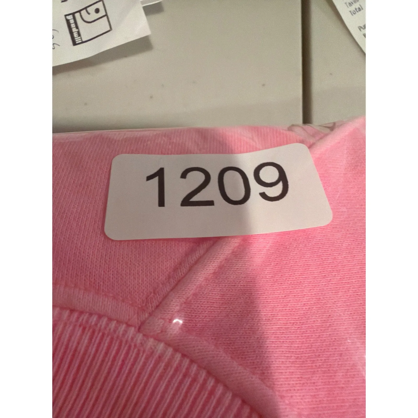 Gap‎ Short Sleeve Crew Neck Sweatshirt Women's Medium Neon Pink Athleisure Comfy - Image 10