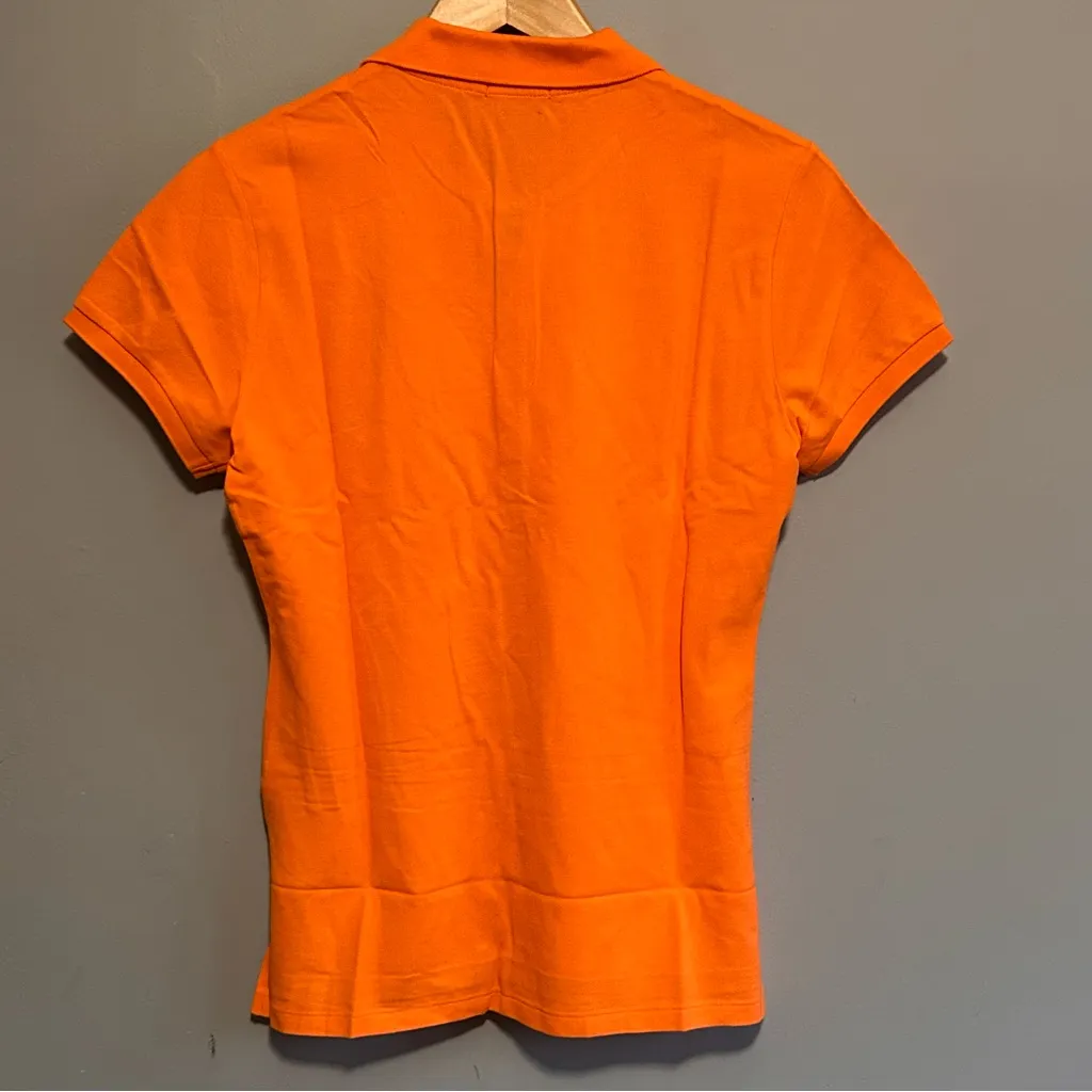NWT Polo Ralph Lauren Orange Slim Fit Polo Shirt | Size: M | No Pony - Image 5