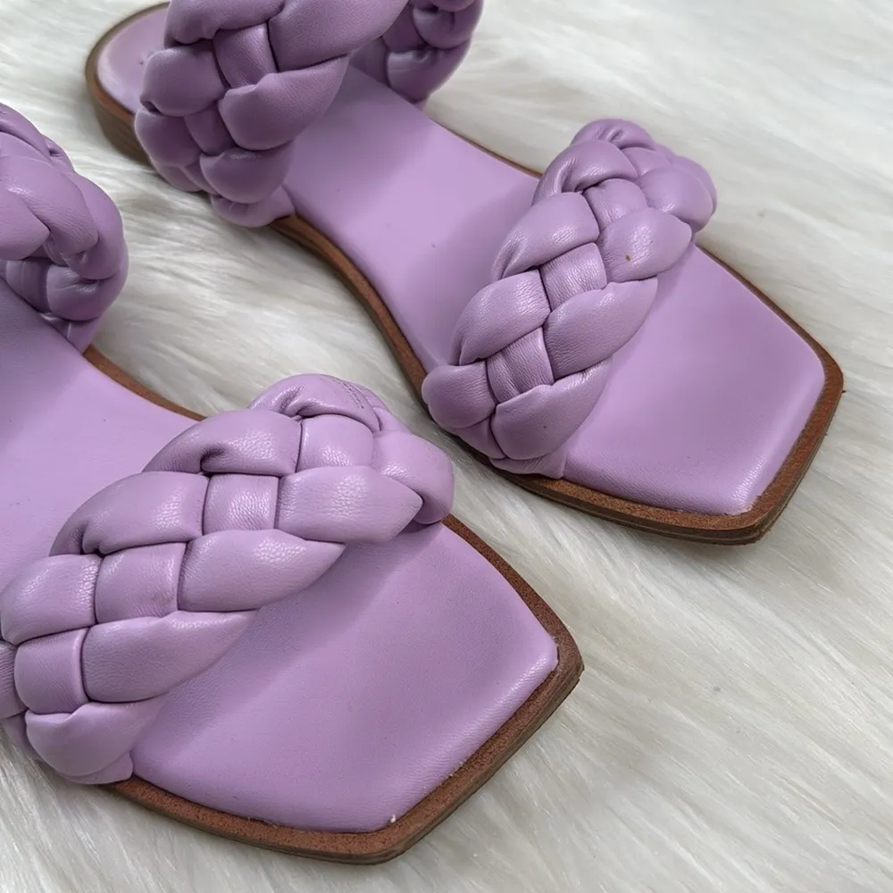 Steve Madden Lilac Braided Spain Sandals - Image 4