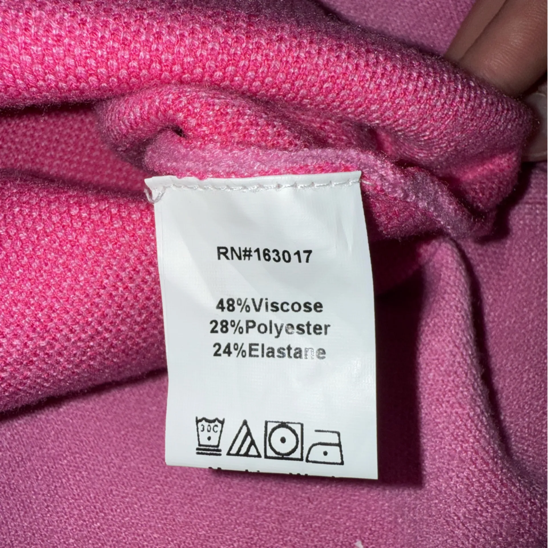 Princess Polly Pink Knit Hibiscus Mini Dress – Size L/XL - Image 6