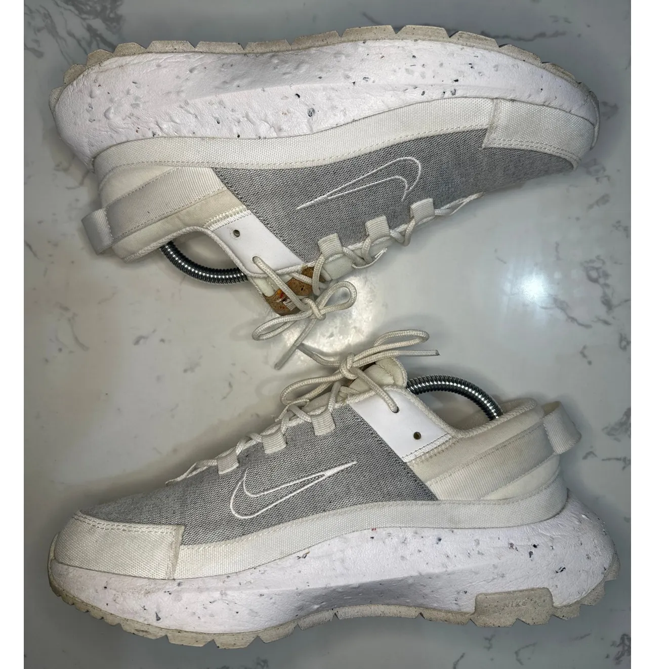 Nike Women's Crater Remixa ‘White Photon Dust’ Lifestyle Sneaker, Size 6.5 EUC - Image 3