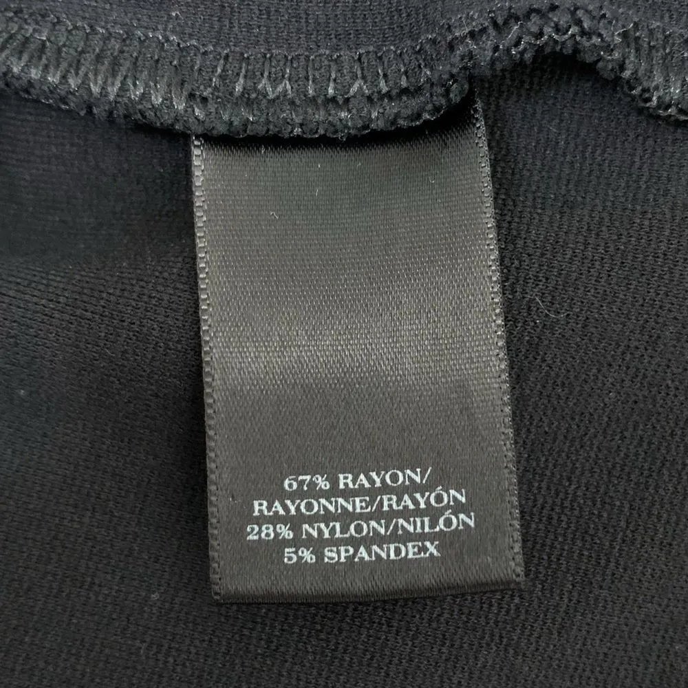 Ann Taylor Black Elastic Waist Capri Leggings - Image 9