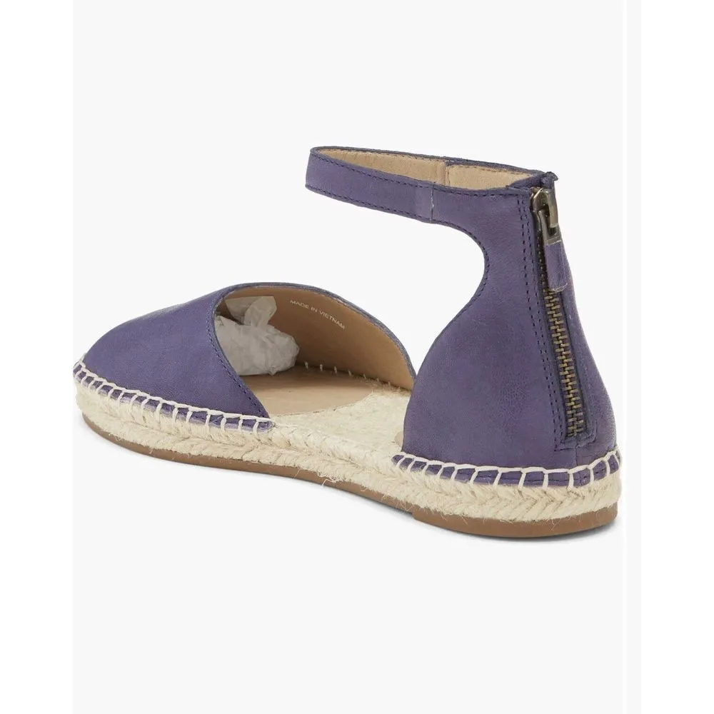 Eileen Fisher Lala Espadrille Flats Navy Size 8.5 Brand New In‎ Box - Image 2