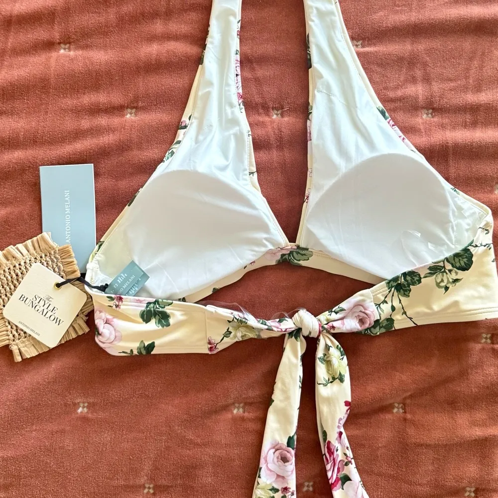 ANTONIO MELANI Floral Cross-Neck Bikini SET - Image 3