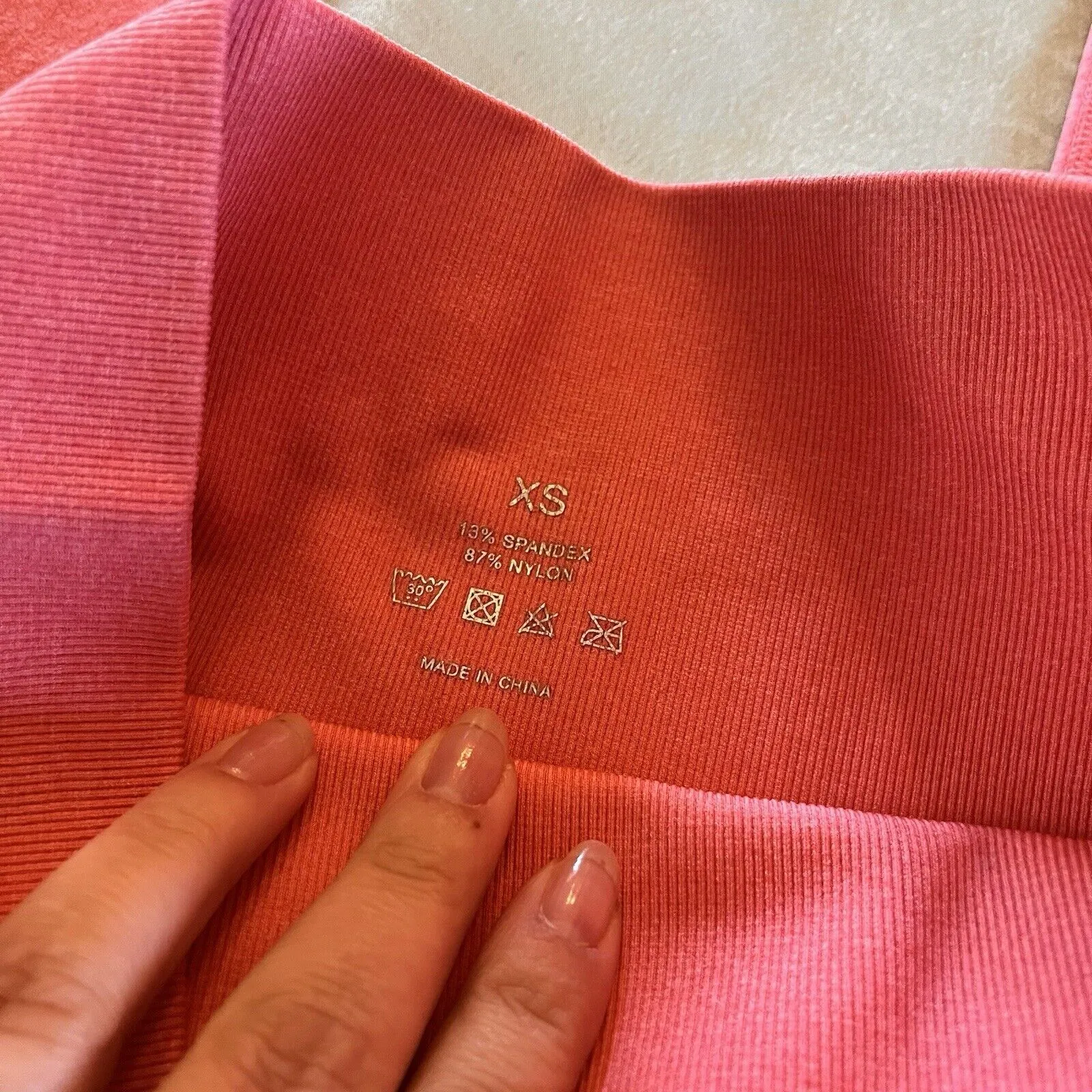 NVGTN Contour Seamless Leggings Lot Size X-Small Pink And Purple - Image 3