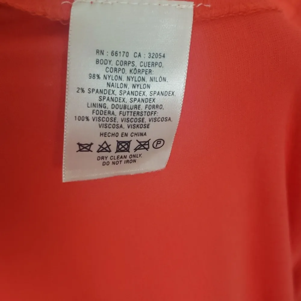 Anthropologie brand - Leifnotes Dogflora coral orange lace dress - Image 8