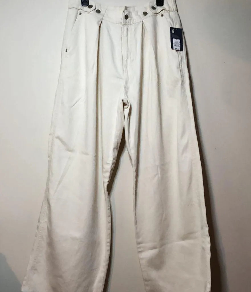 Women’s universal threads high-rise sailor pants trousers jeans adjustable waist - Image 2