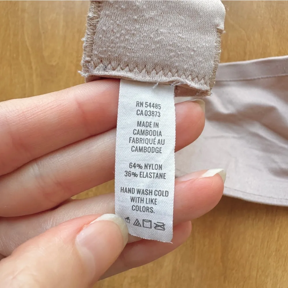 aerie Real Sunnie Full Coverage Bra, Size 38C, Beige - Image 12