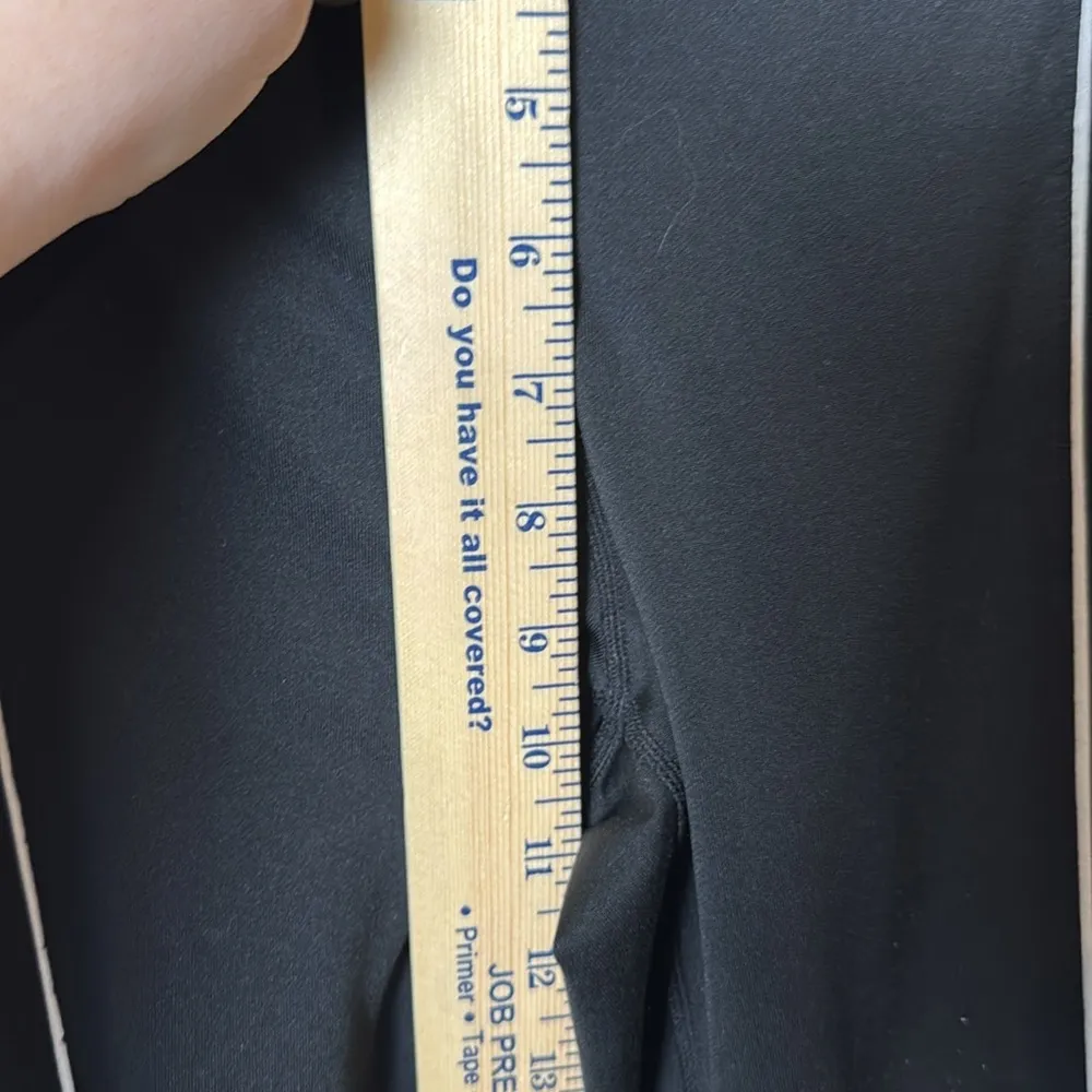 Nike Training Women Black White Stripe Tech Fleece Dri-Fit Zippered Ankle Pants - Image 11