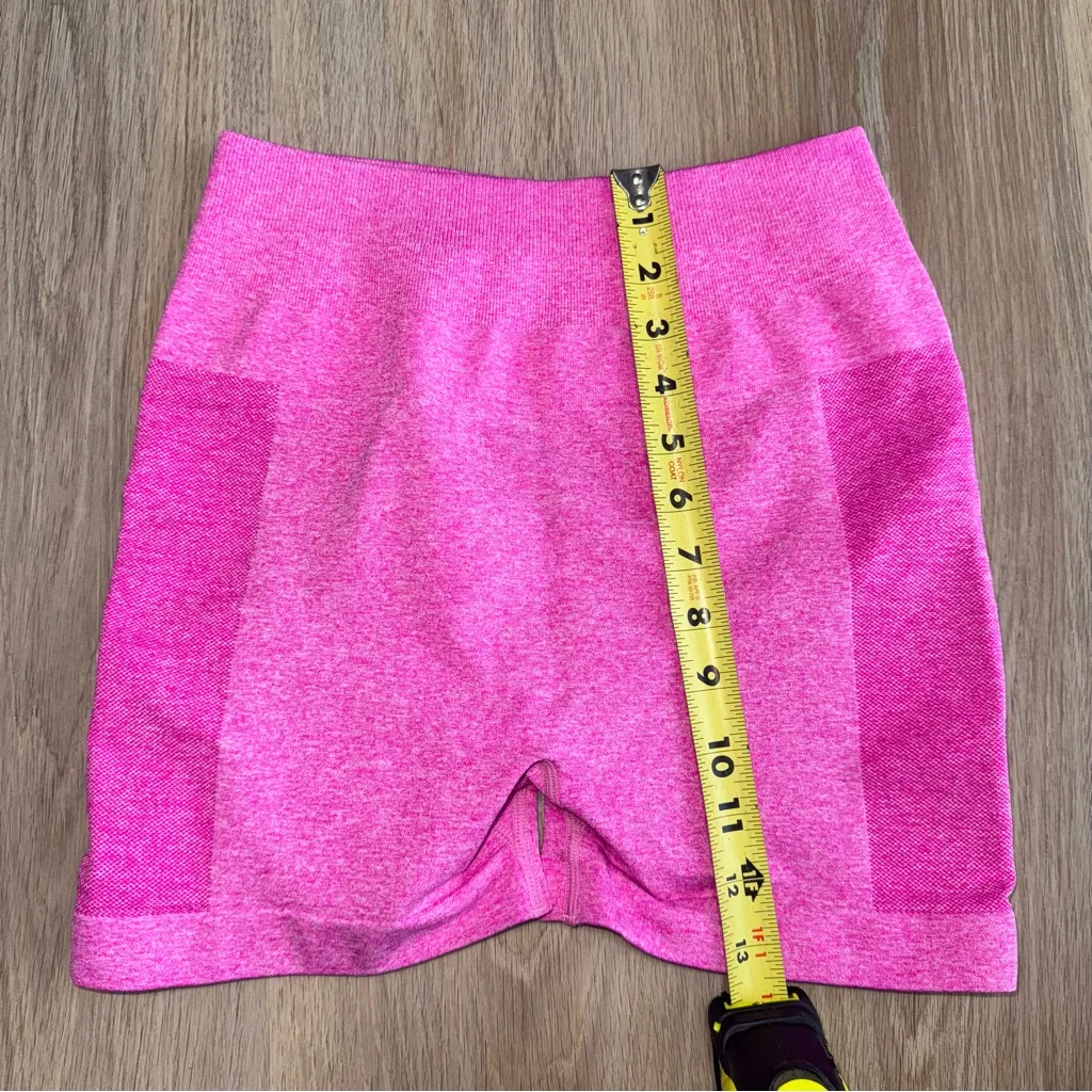 Pink Two Tone Athletic Shorts with Butt Scrunch - Image 5