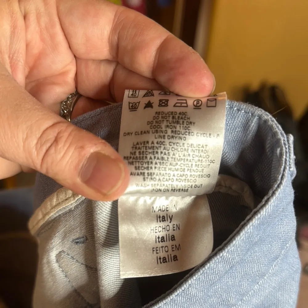 See by Chloé Carpenter Light Blue Jeans Size 6 - Image 11