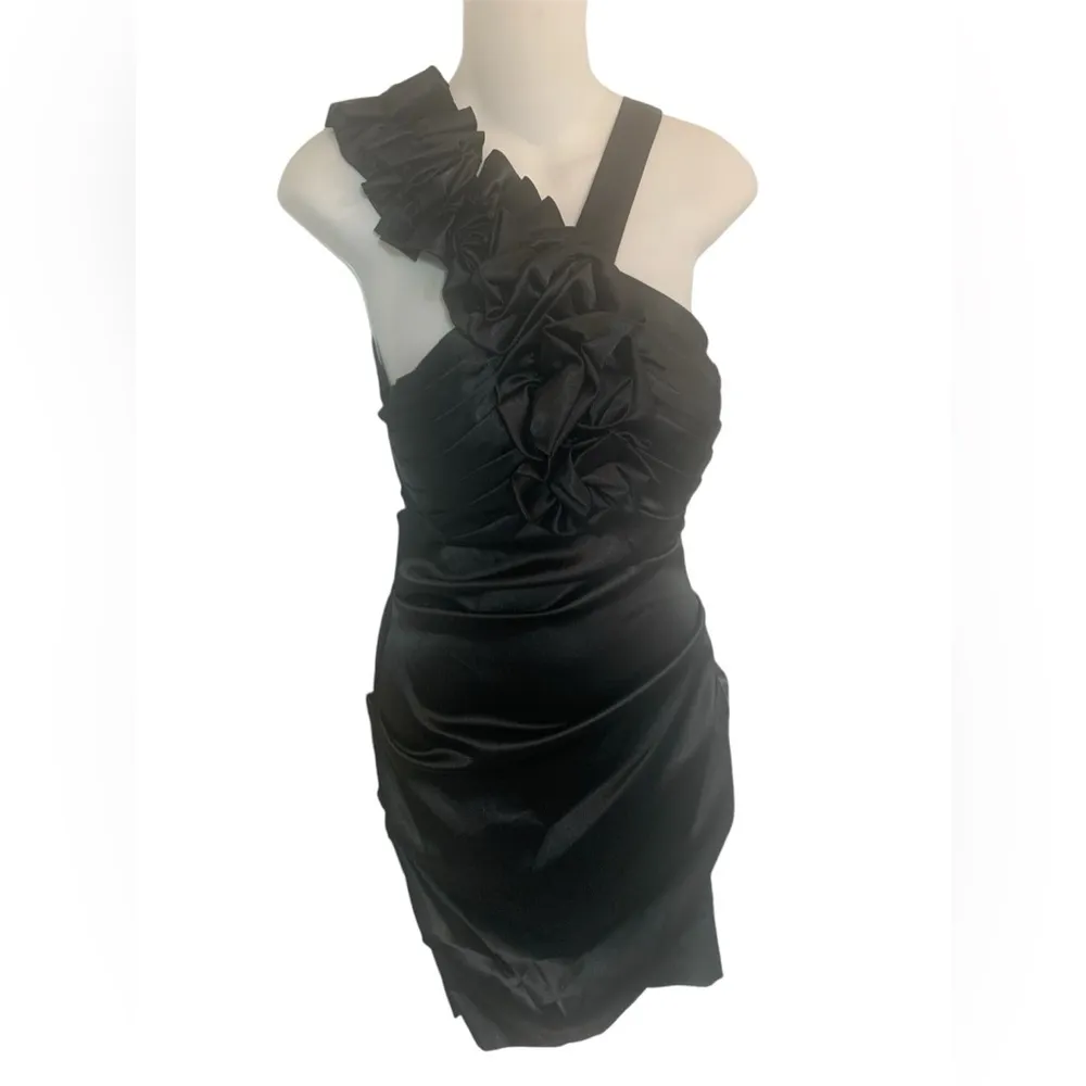 Blonde Nites Black Formal Dress Sz 3 Stacy Sklar - Image 3
