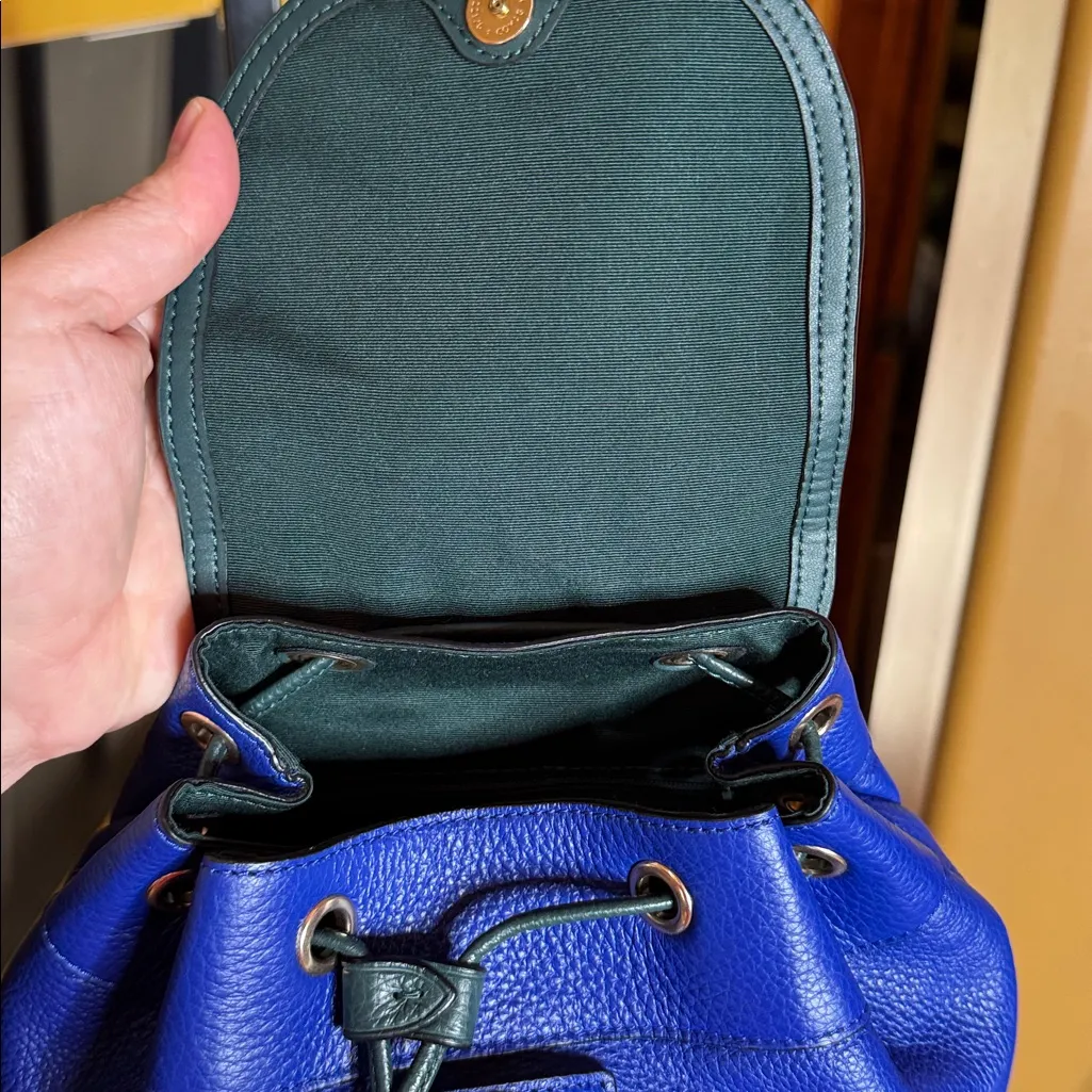 NWOT Coach Pennie Backpack 22” Colorblock Sport Blue Multi - Image 7