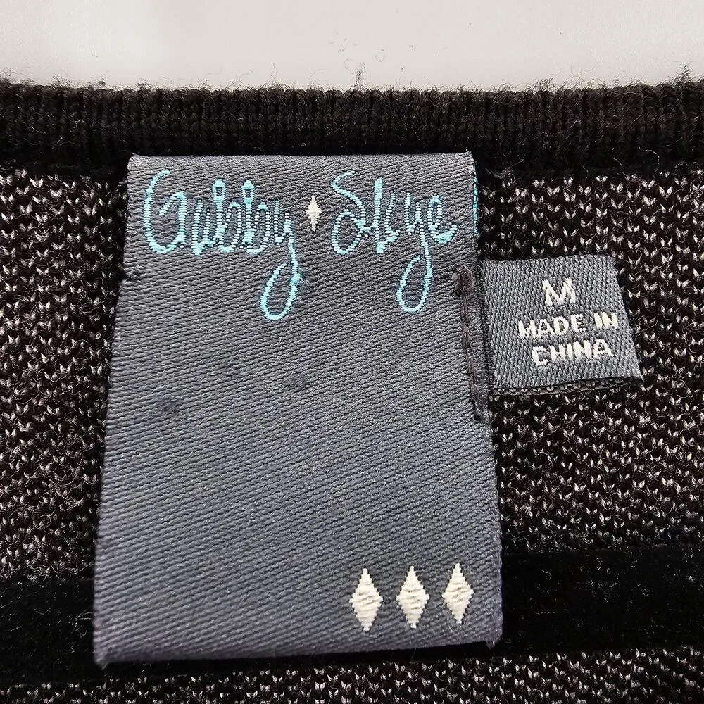 Gabby Skye Black‎ Cream Floral Knee Length Executive Party Dress Medium - Image 4