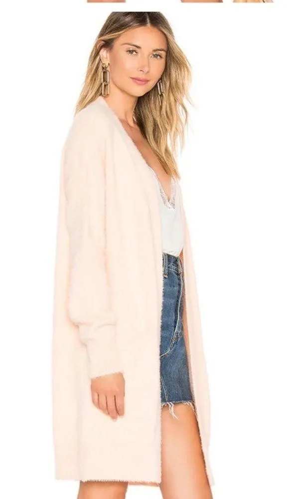 Tularosa - Taylor cozy long cardigan peach color size Large - Image 2