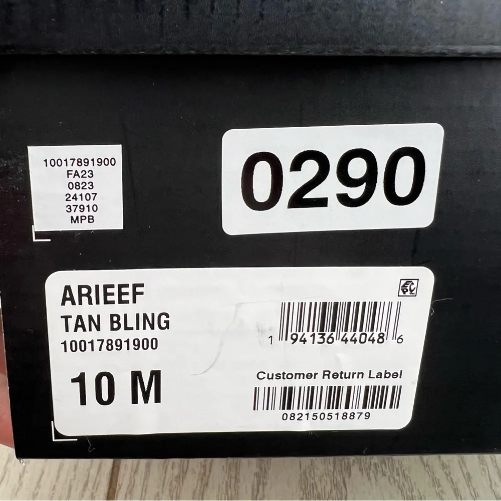 I.N.C. International Concepts Ariee Mini Cold Weather Booties 10M Tan Bling $60 Size 10 - Image 8