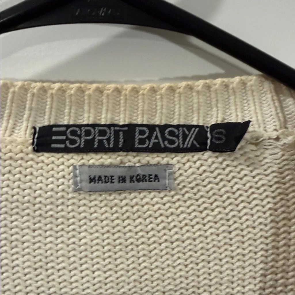Vintage Espirit Basix cardigan small - Image 2