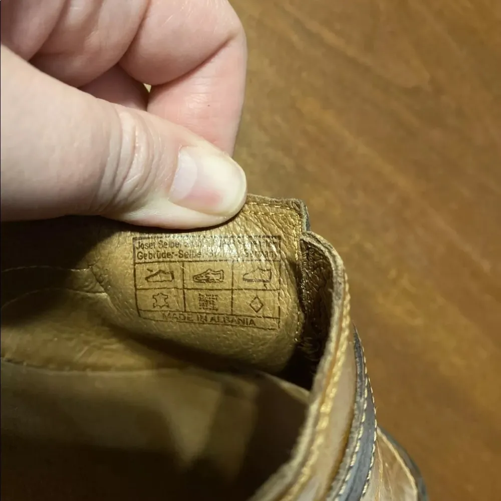 Josef Seibel The European Comfort Shoe European Size 39 Open Toe Clog US Size 8 Brown - Image 5