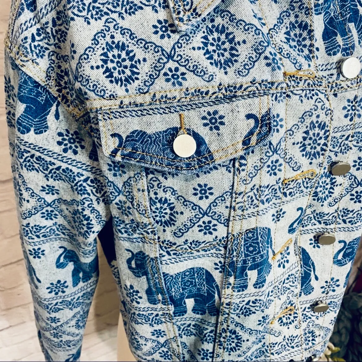 NEW Boho Denim Jacket - Image 2