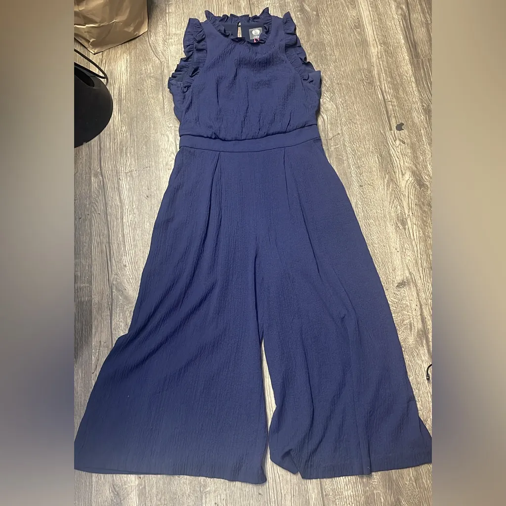 Vince Camuto Blue Jumpsuit with Wide-Leg Silhouette - Image 3
