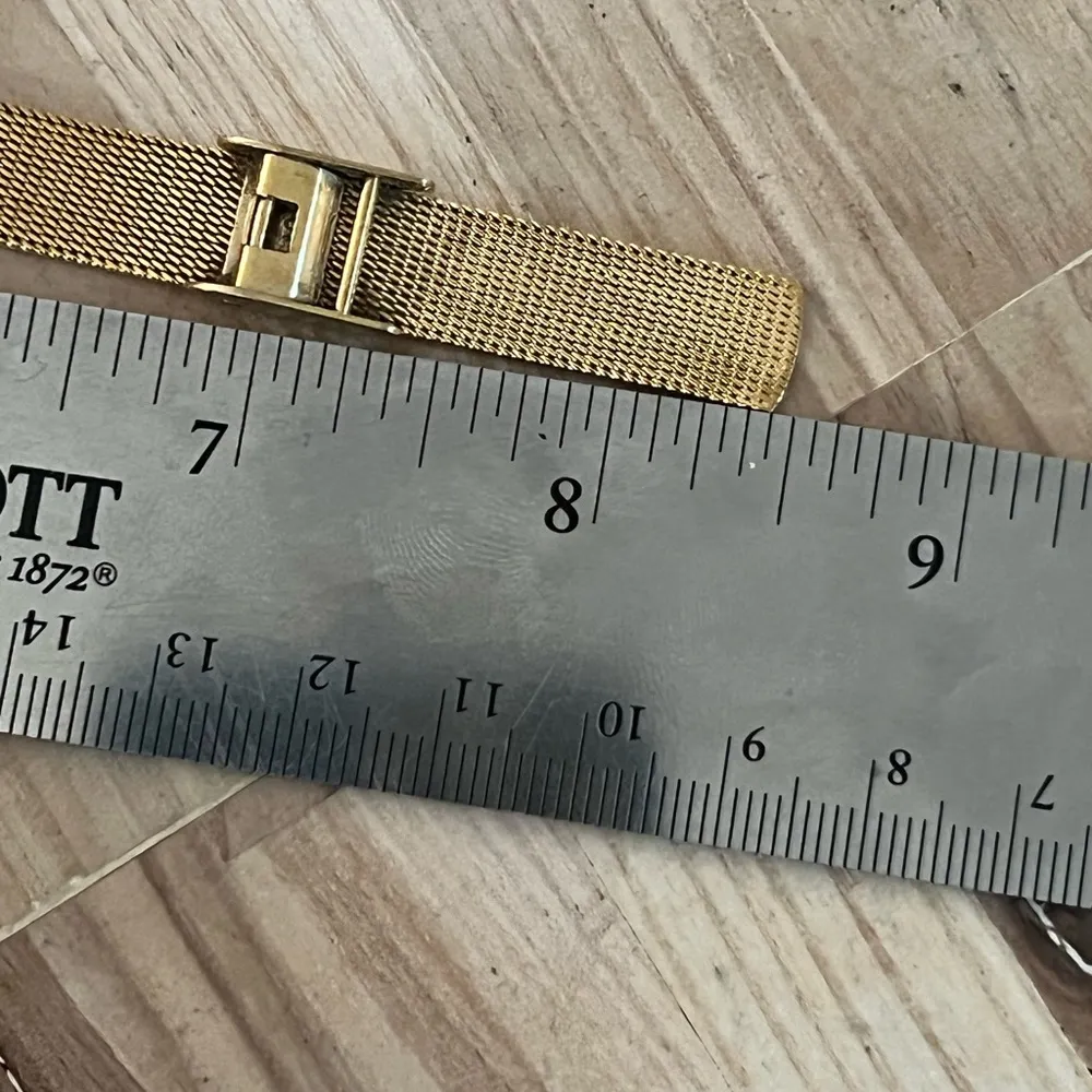 Citizen Eco-Drive Solar Ladies Watch Pearl White Dial Gold Tone Mesh Bracelet - Image 16