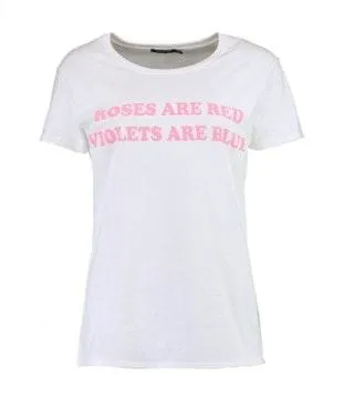 White Swipe Right Graphic Large Tee - Image 3