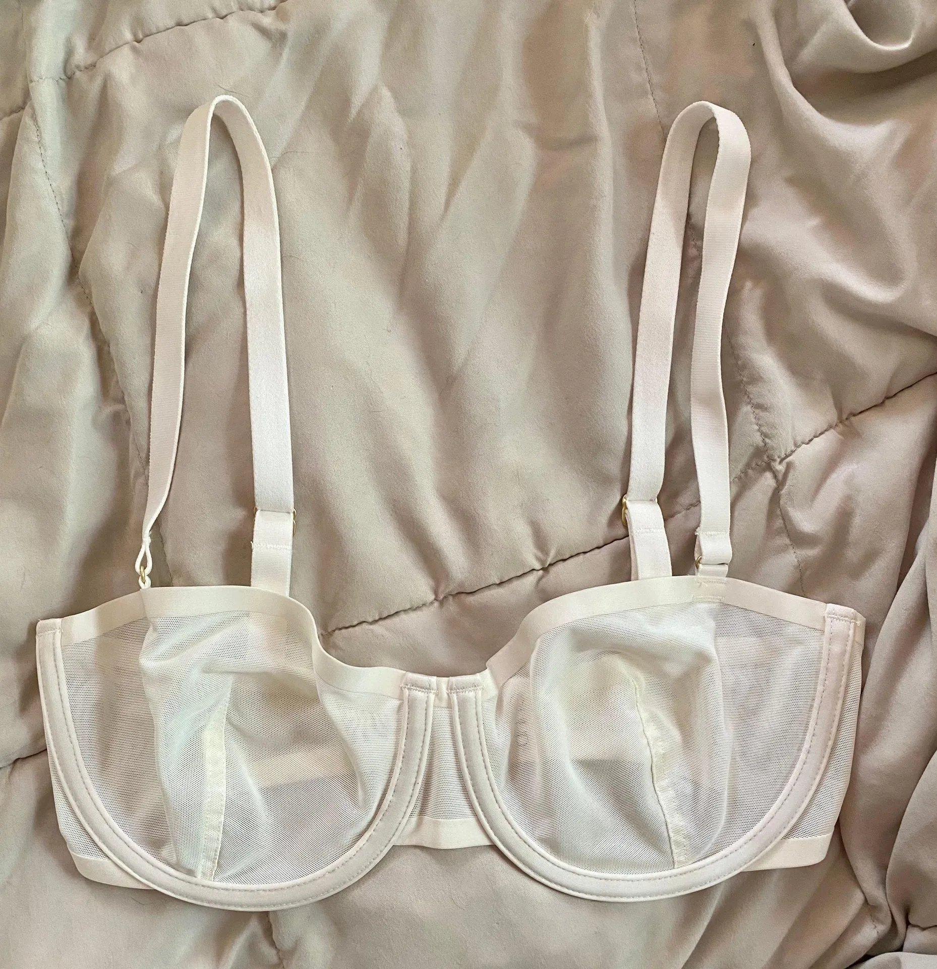CUUP Balconette Bra White Size M - Image 2