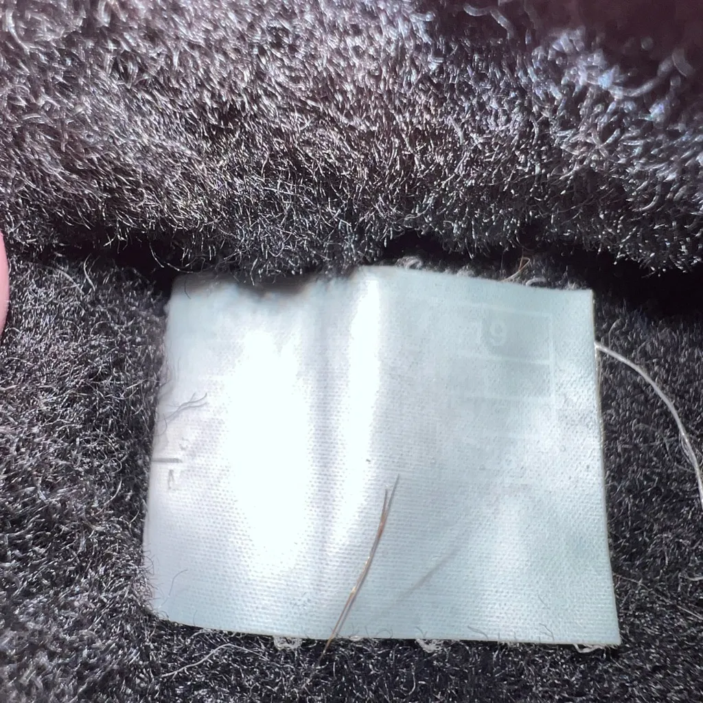 UGG  Black Fluff Yeah Slingback Slippers Size 9 US - Image 5