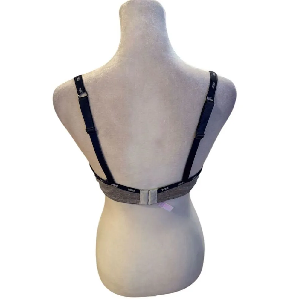 Victoria's Secret PINK Wear Everywhere push-up Bra 36D Green Lift Support - Image 3