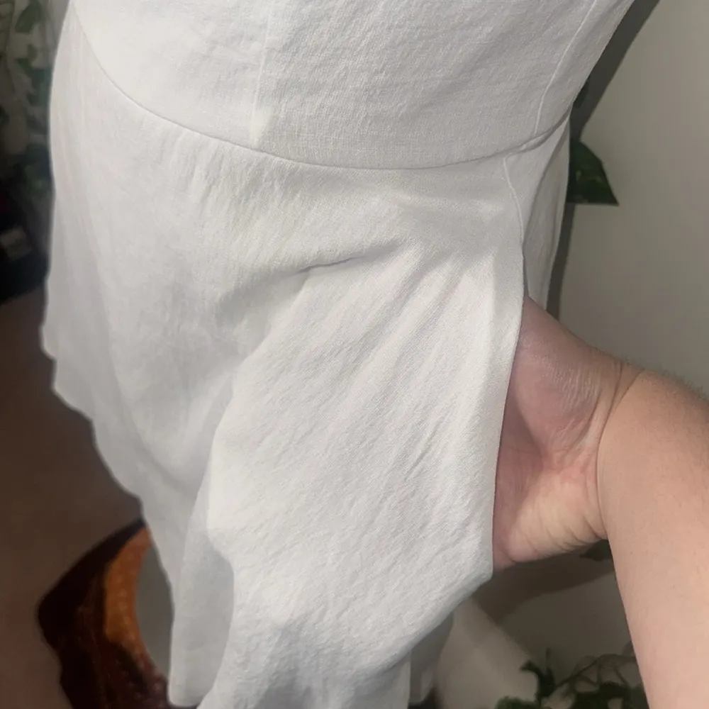 Blue Rain Bow Tie Strap Mini Dress With Pockets!! - Image 3