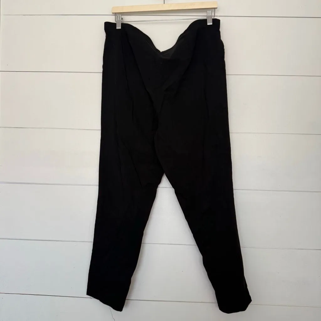 89th & Madison Women’s 2X Black Pull on Stretchy Pants Plus Size - Image 3