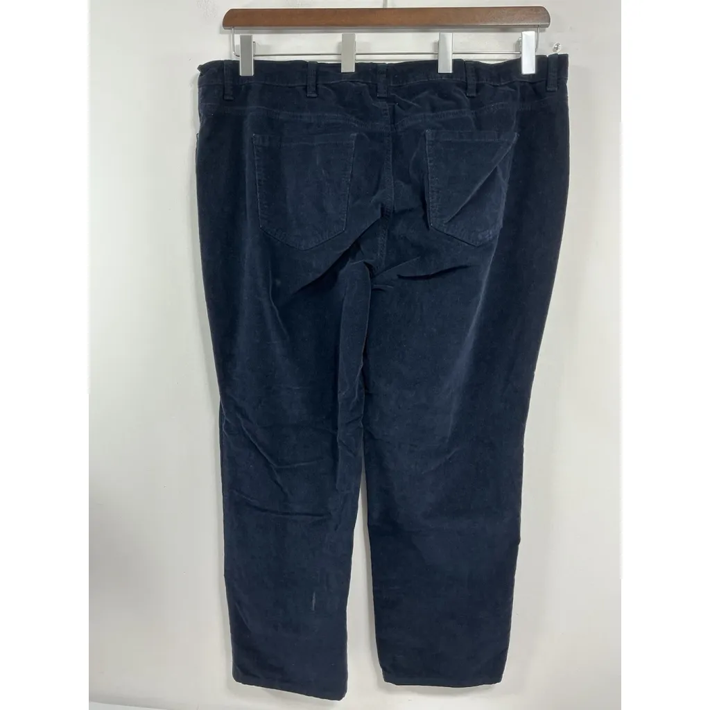 Womans Gloria Vanderbilt Navy Courdory Pants 24 W - Image 2