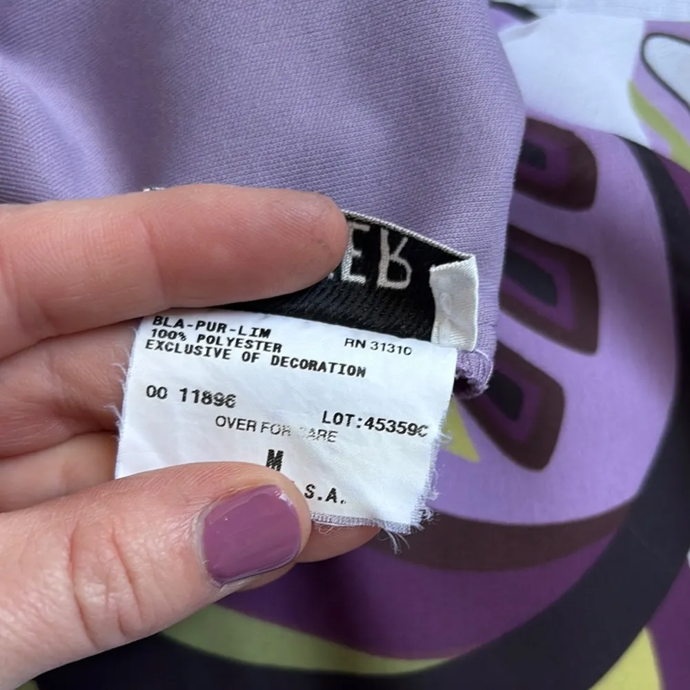 A. Byer Y2k Patterned Asymmetrical A-Line Skirt - Image 8