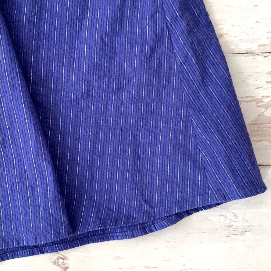 Women’s L/G Blue Knee Length Skirt Blue Purple NWT Size Large NEW Tags - Image 2