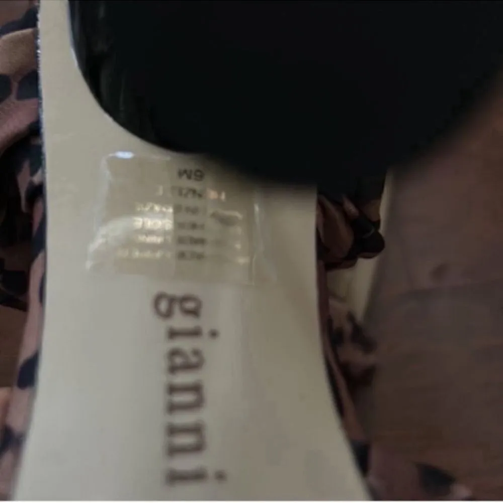 Gianni Bini Leopard Print Chiffon Lace Up
Pump(Size 6M) - Image 6