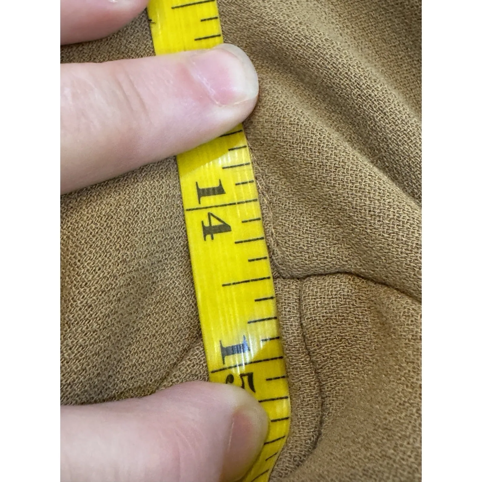 Parker Women's The Nima Wide-Leg Pants Camel Cognac Size 12 Career‎ - Image 9