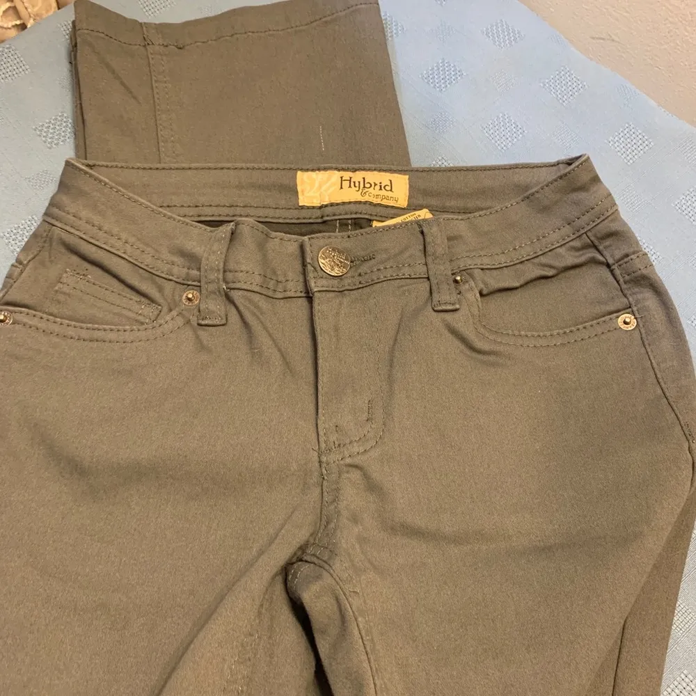 Hybrid & Co Gray Slim Bootcut Pants - Image 6