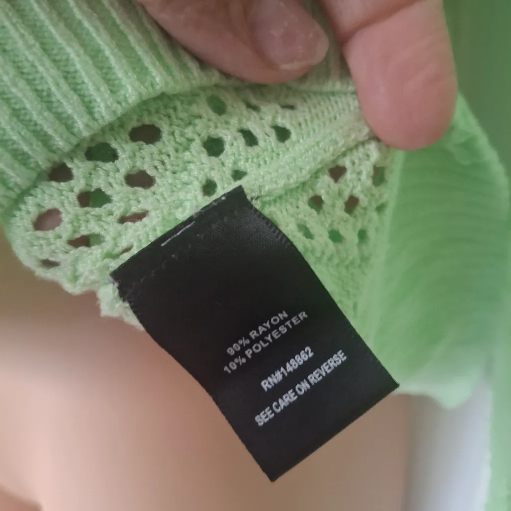 Torrid Sz 0 Mint Green Women's Sweater - Image 6