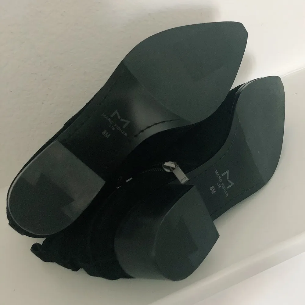 Marc Fisher Ltd. Ankle Boots Yandi Concho Suede Booties Size 8 NWT Retail $225 - Image 4