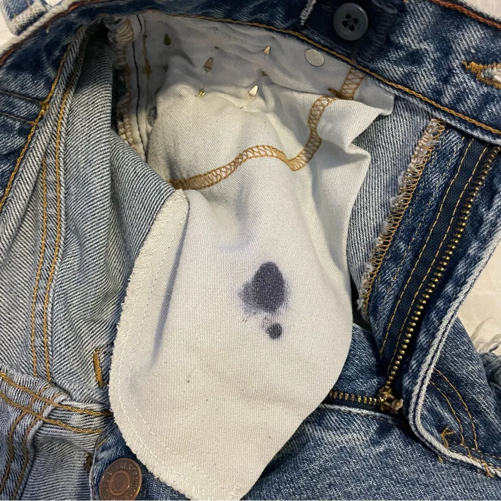 Vintage Levi’s x RUNWAYDREAMZ Studded Jean Cutoff Shorts - Image 11