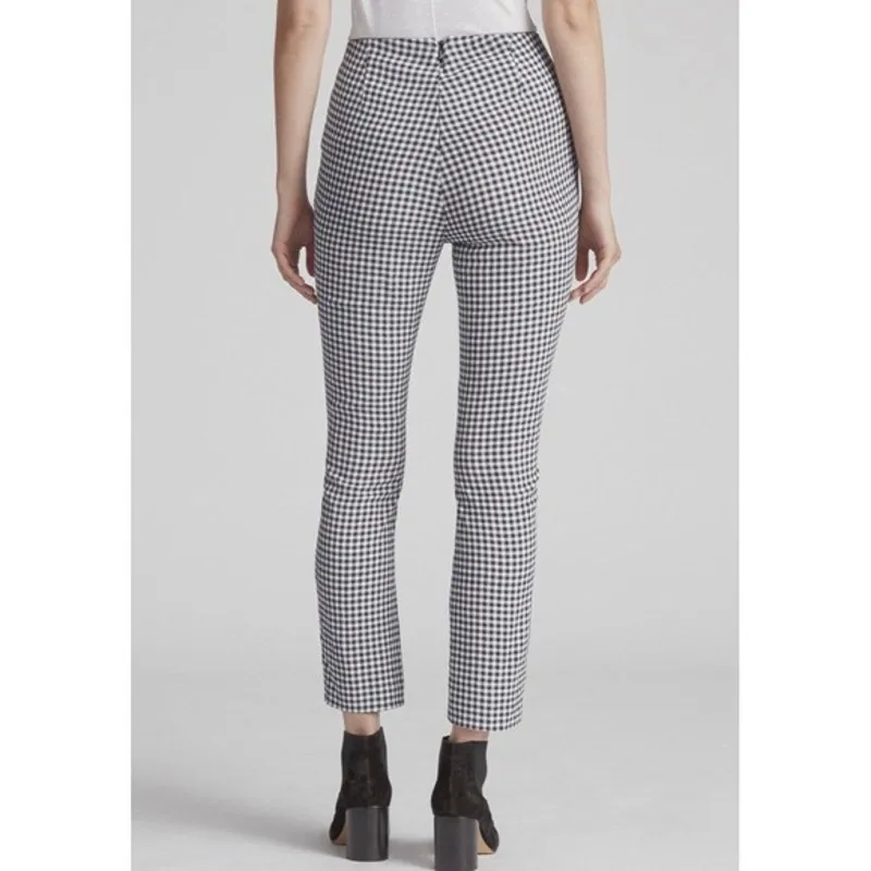 Rag & Bone Academia Simone Gingham Checkered Stretch Ankle Trouser Pant Size 2 - Image 4