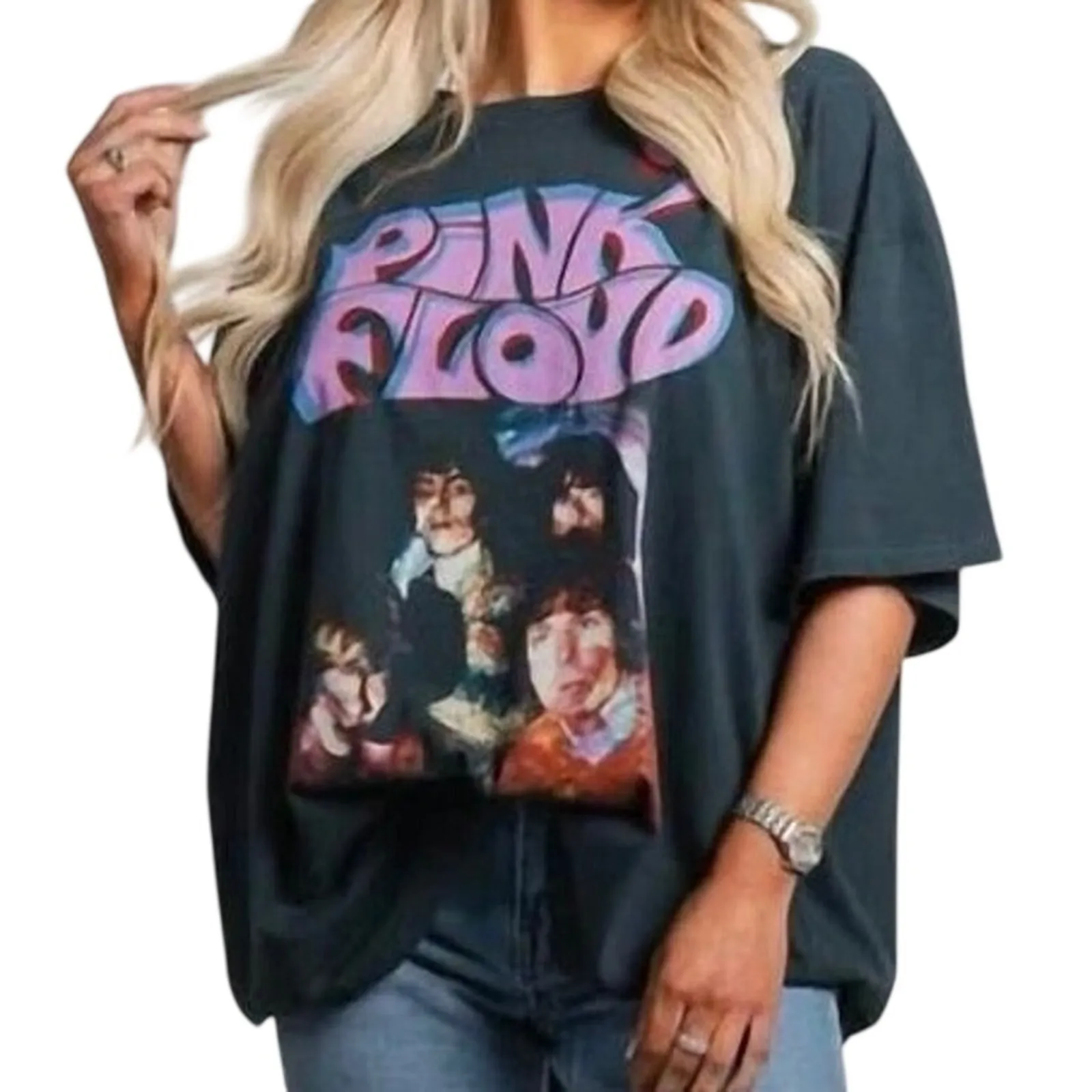 DAYDREAMER Pink Floyd UFO Club 1967 OS Tee, One Size / P2P 27” New w/o Tag SOO - Image 5