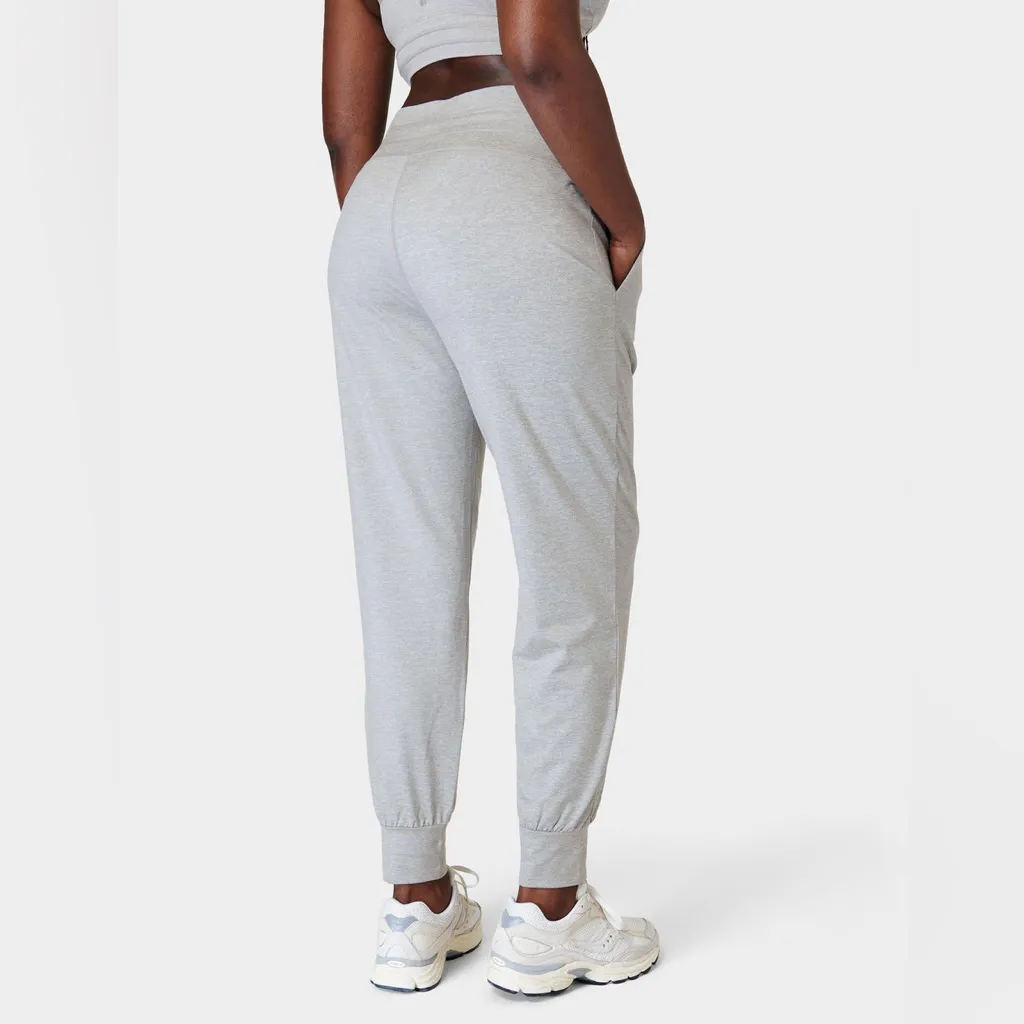 Sweaty Betty Gaia Yoga Pants - Light Grey Marl - Image 2