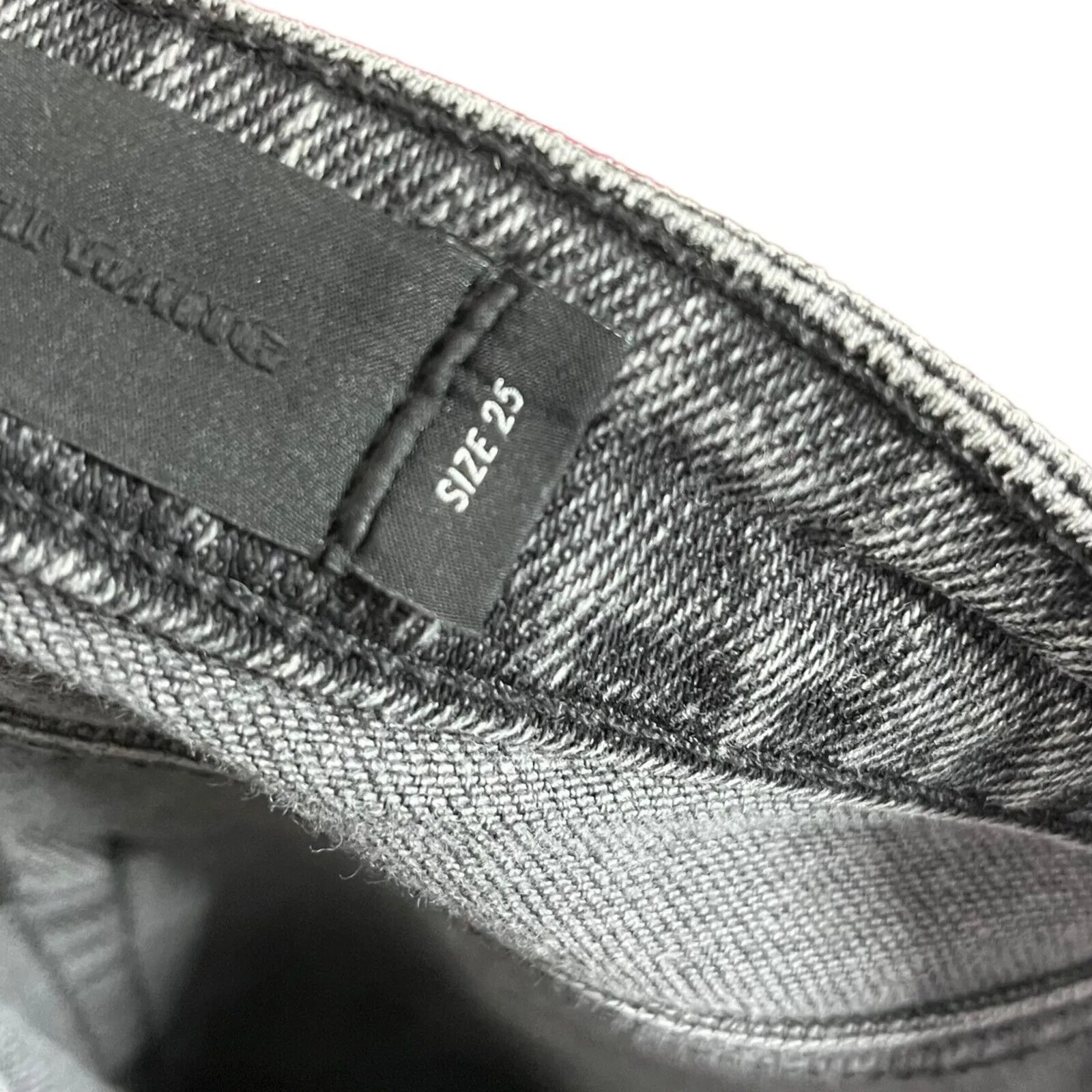 Alexander Wang Grip Skinny Jeans Women’s Size 25 Grey Fade High Rise USA Made - Image 12