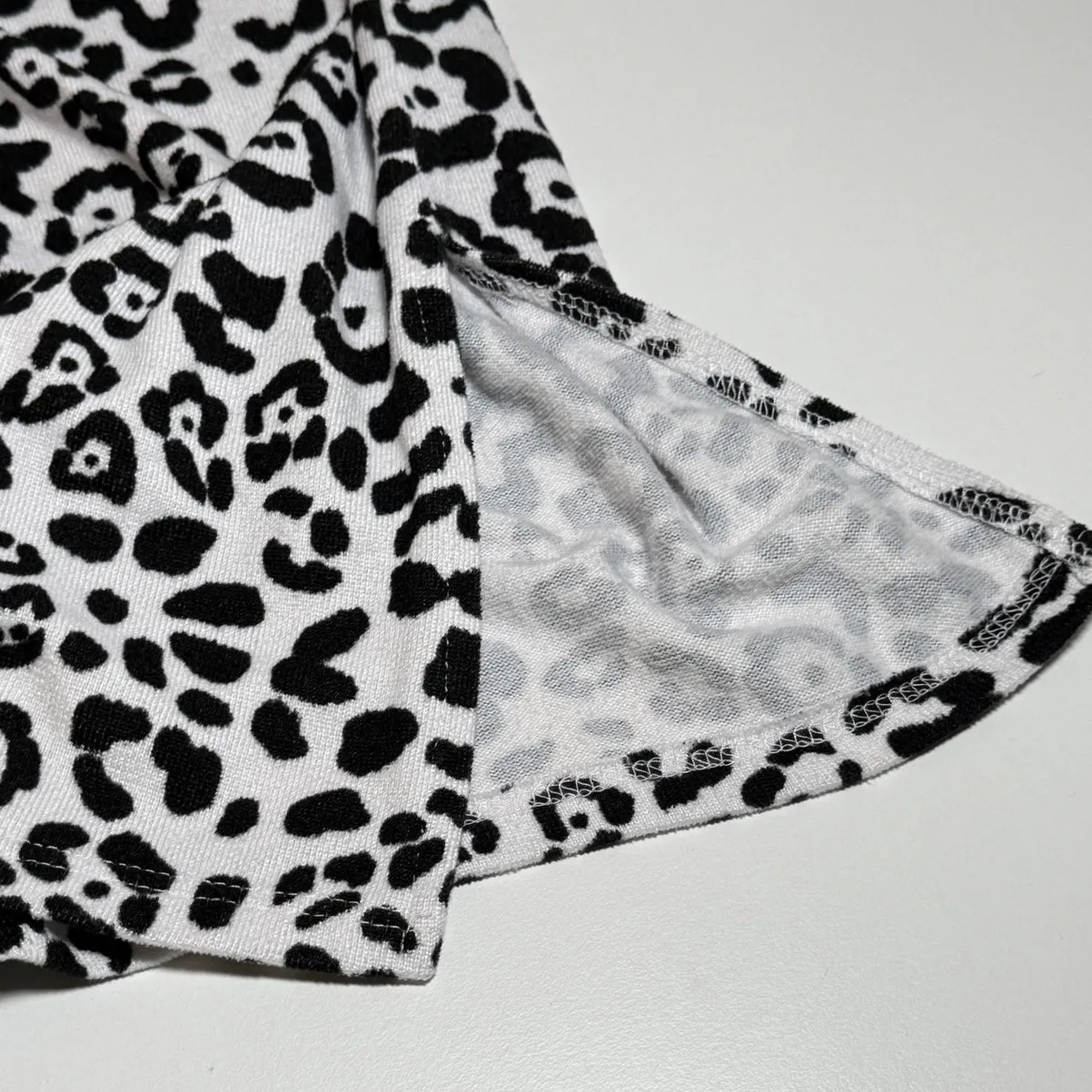 Animal Print Ashley Stewart Knit Top Tunic Side Slit‎ Sz 22/24 Career Mob Wife - Image 8