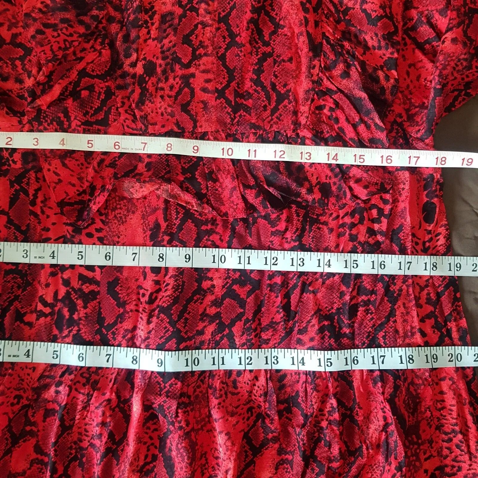 Bash Ba&SH Dress Sz 0 Sz 4 U.S Coastal Cowgirl Animal Boho Music Festival Safari - Image 14