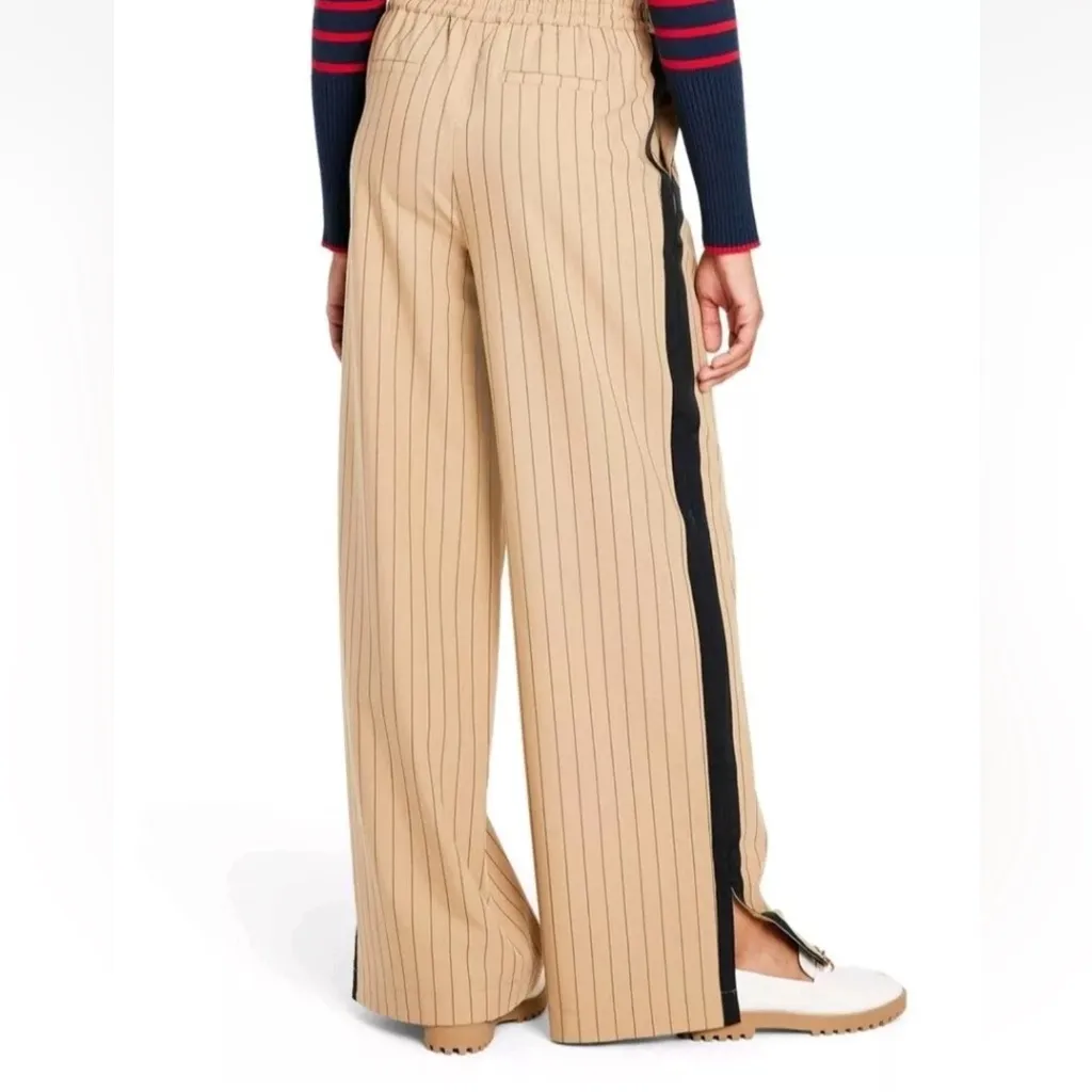 La Ligne x Target Side Stripe Tan & Black Wide Leg Trouser‎ Pants Sz 1X Plus - Image 2
