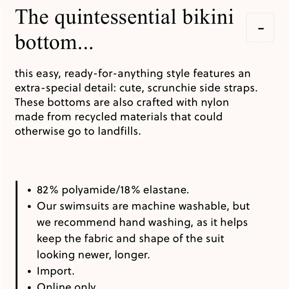 J Crew Scrunchie Side Strap Bikini Bottom Swim Full Coverage Black XL (16) NWT - Image 3