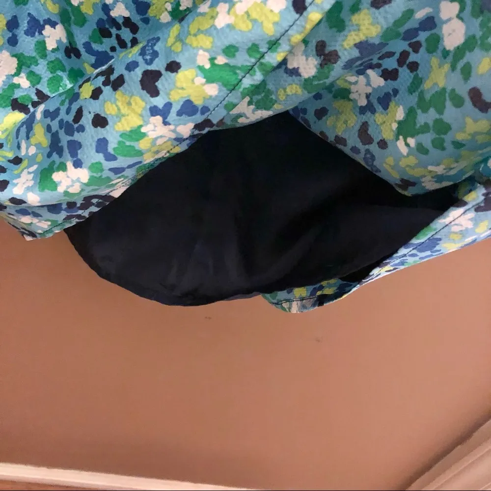 Lilly Pulitzer Vintage Oops I Spilled it Again Floral Kimball Silk Dress Green 4 - Image 6